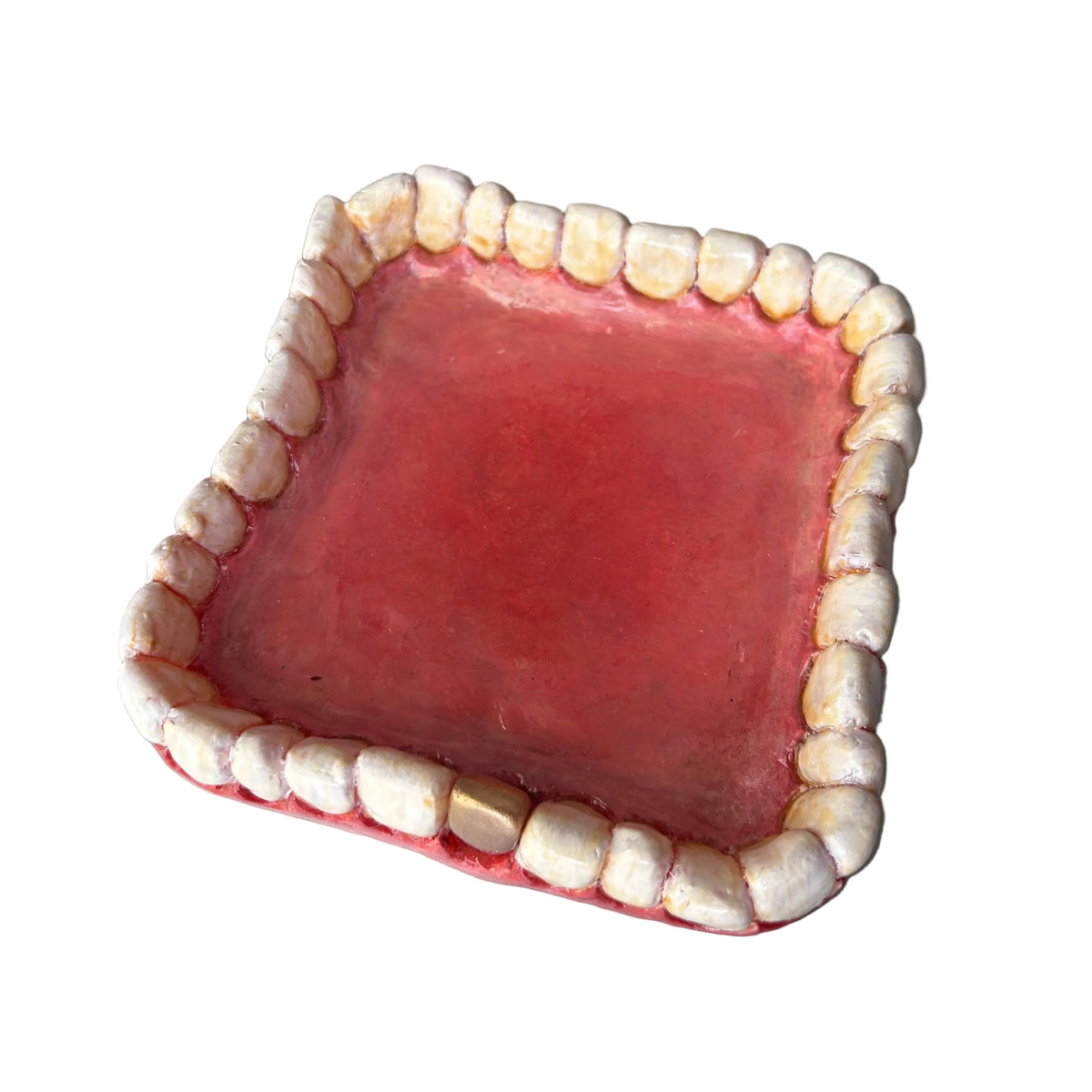 Teeth Trinket Dish (Ashtray & Sticky Note Holder)