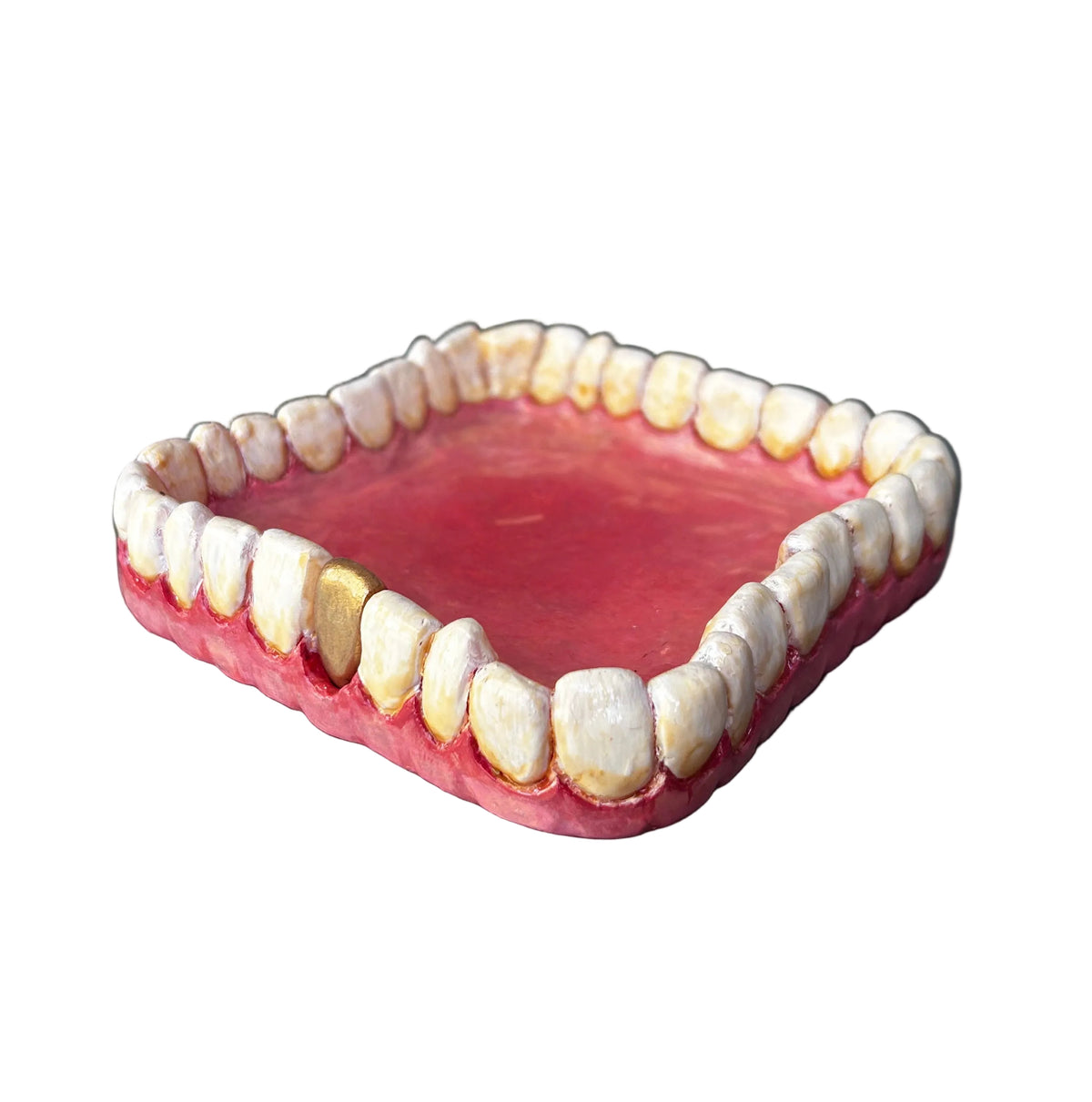 Teeth Trinket Dish (Ashtray & Sticky Note Holder)