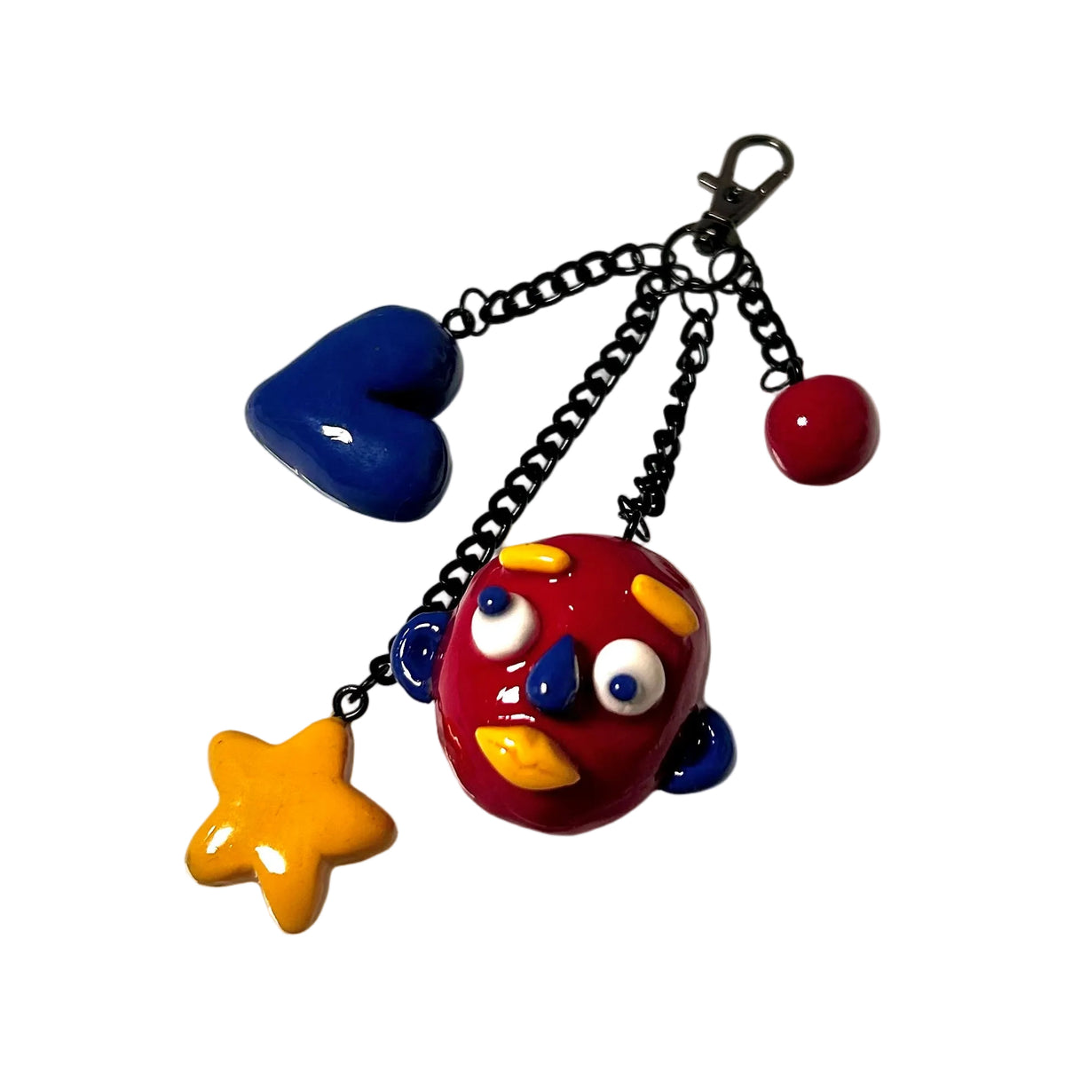 Red Head Bag Charm
