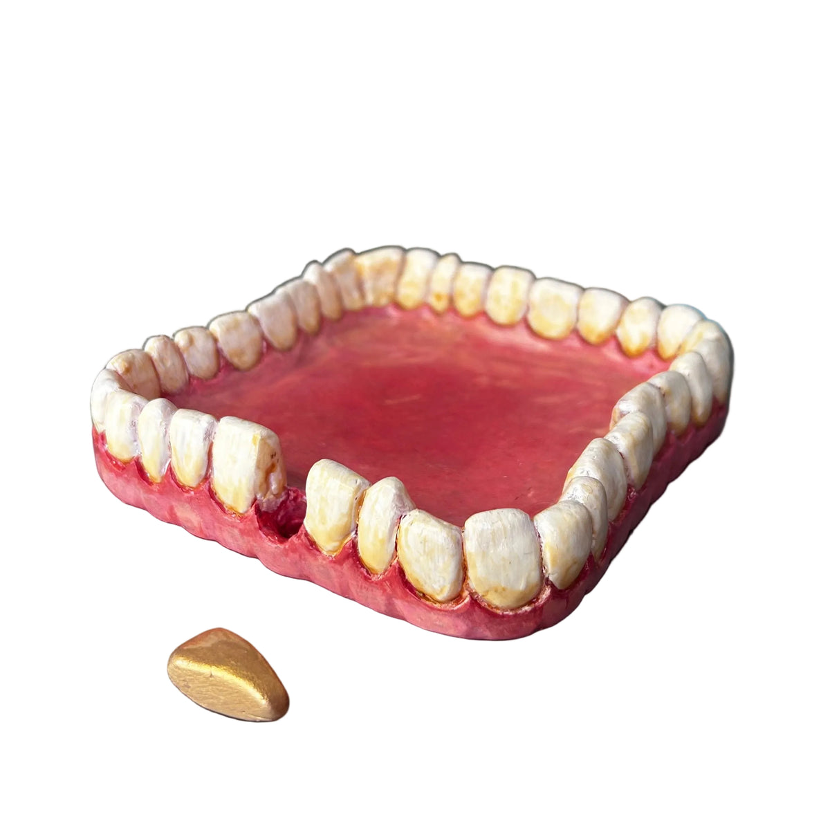 Teeth Trinket Dish (Ashtray & Sticky Note Holder)