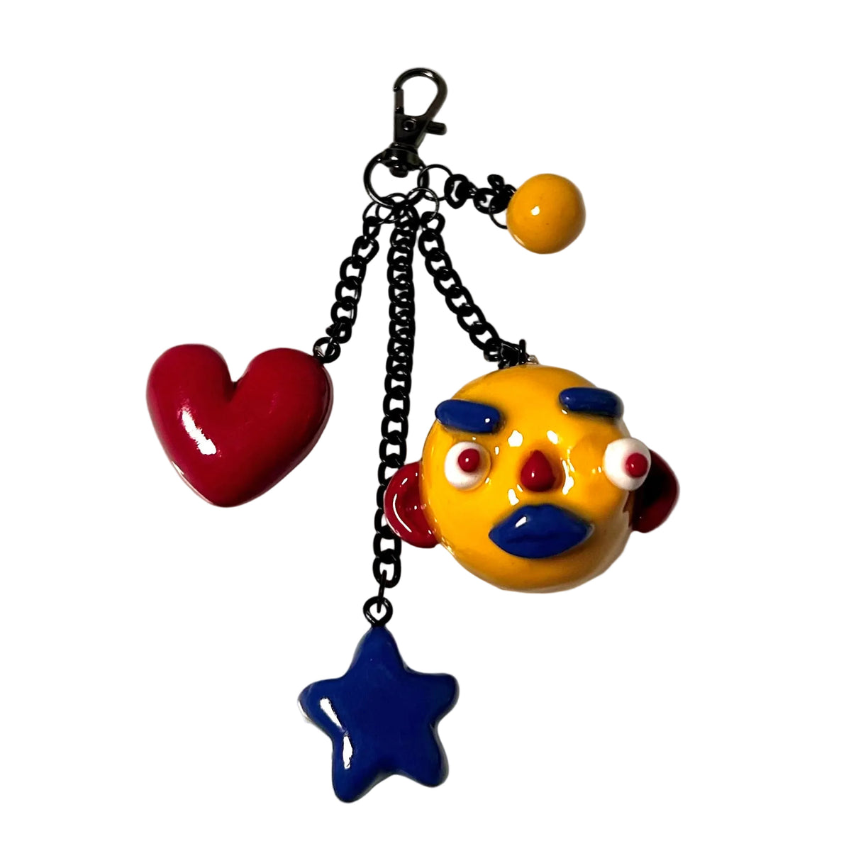 Yellow Head Bag Charm