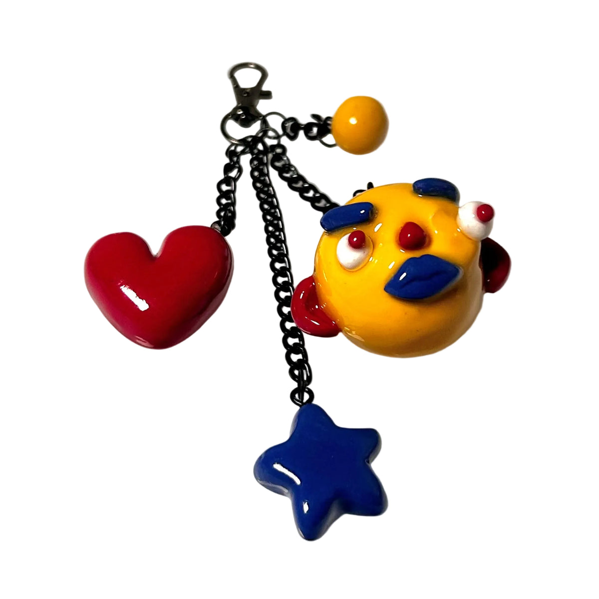 Yellow Head Bag Charm