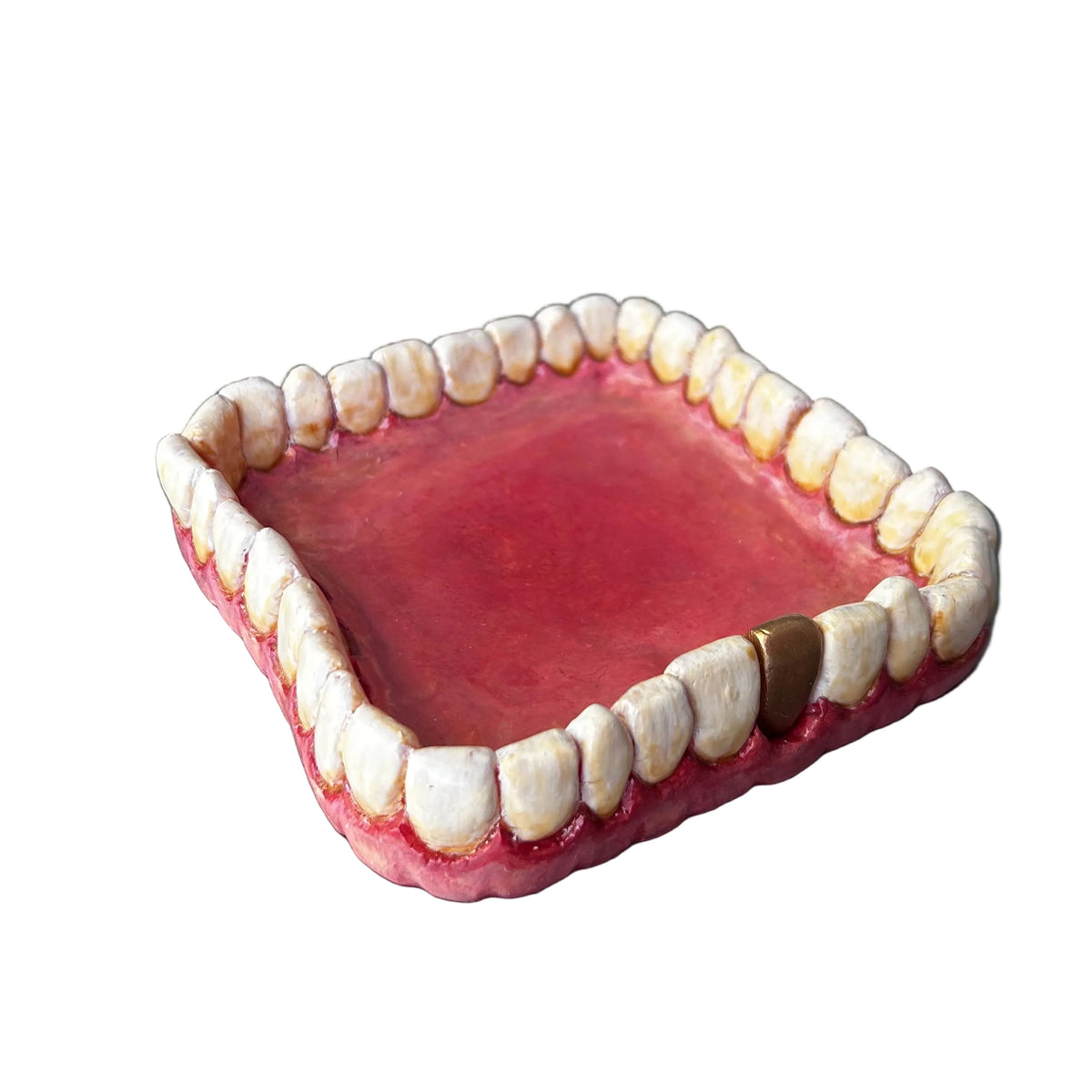 Teeth Trinket Dish (Ashtray & Sticky Note Holder)